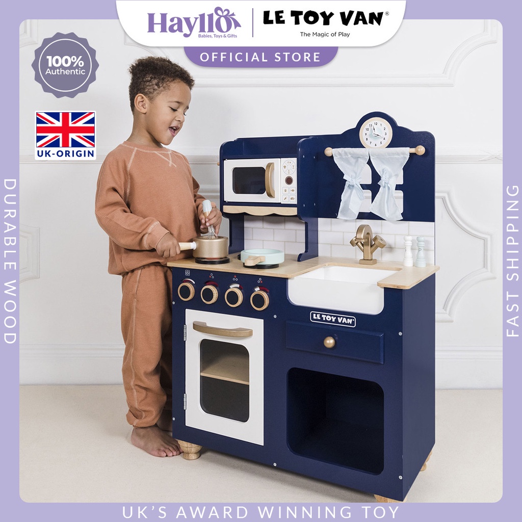 Le Toy Van Oxford Kitchen Premium Sustainable Wooden Toys Children Pretend Play For 3 Years+