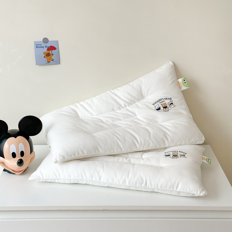 High quality pillow Children's velvet pillow Pure cotton 30*50cm/40*60cm Single pillow No fluorescence/no formaldehyde