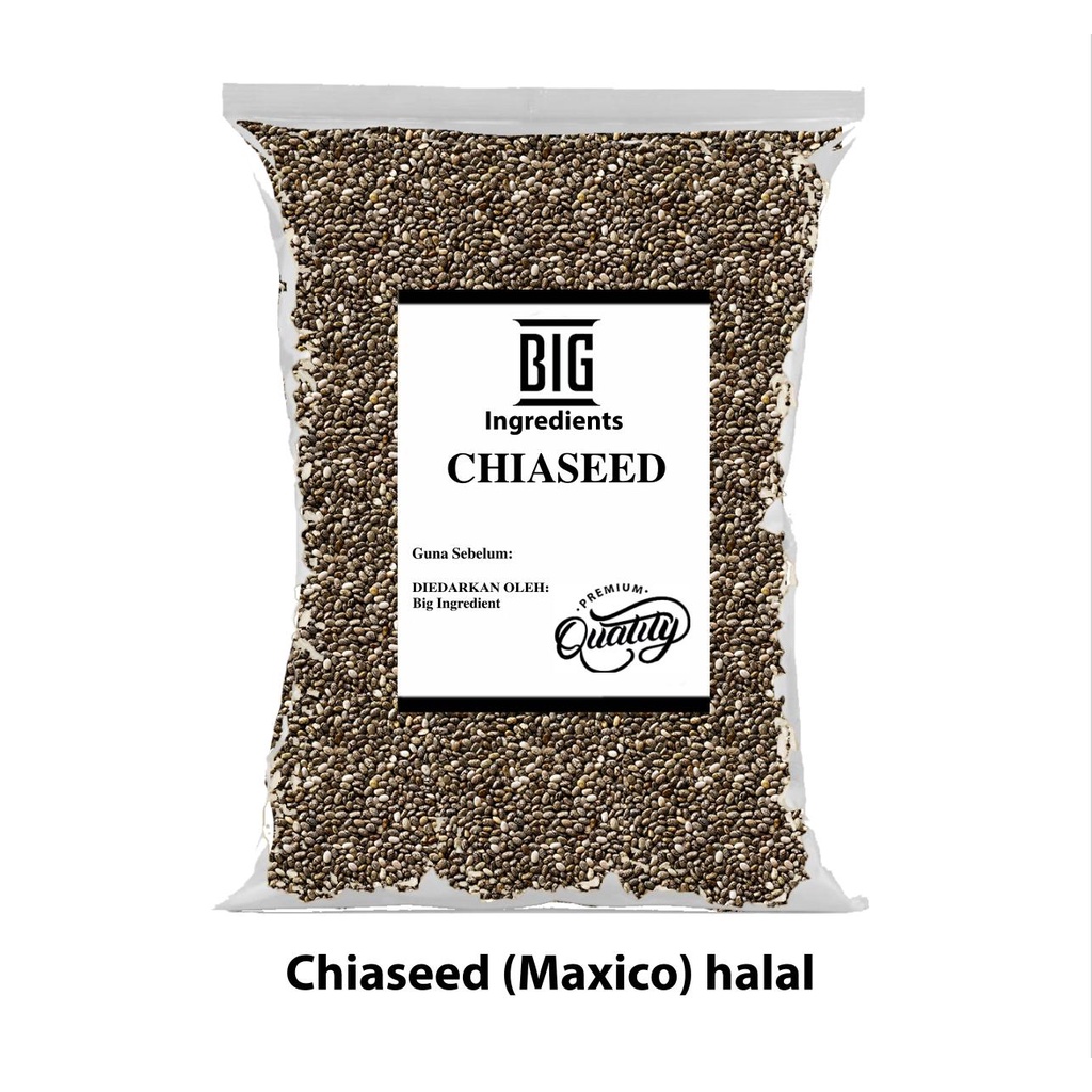 ORGANIC CHIA SEED SEEDS ORGANIK CHIA SEEDS BORONG 100g 250g 500g 1KG gram grams