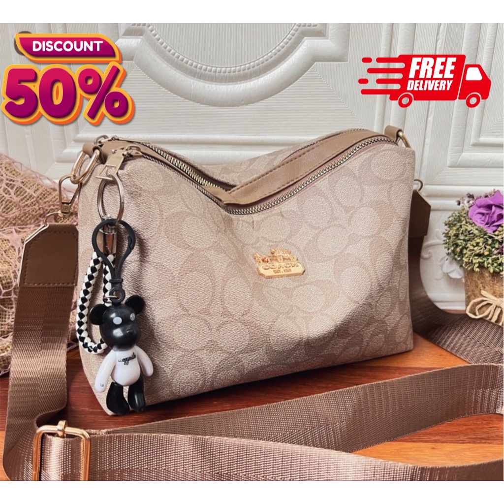 CLEAR STOCK NEW COACH Sling Bag 2 compartment Women Bag Fashion Women  Handbag | Shopee Malaysia