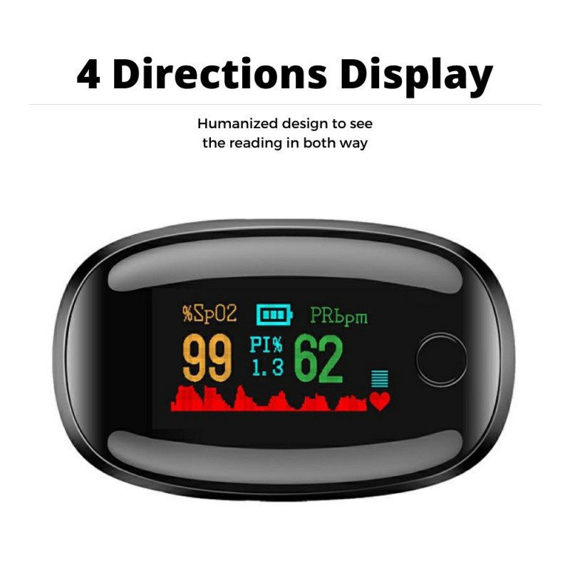 [READY STOCK] Pulse Oximeter Accurate & Fast SPO2 Reading Oxygen Meter Monitor 脉搏血氧仪准确