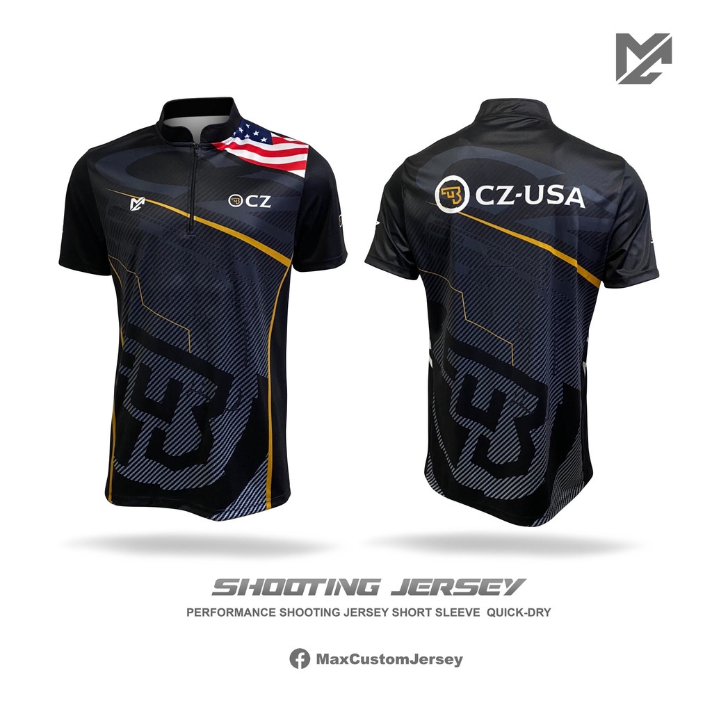 Ipsc Security Tactics Shooting Cz Shadow Team Glock Sigsauer High-quality Products Fully Sublimated 2023 Polo style62（contact Customer Service to Customize the Name Pattern）