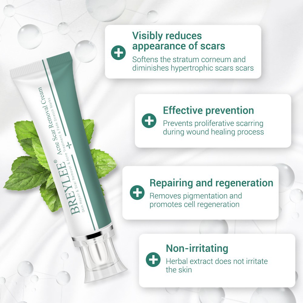 Essential Quality Ready stock ! BREYLEE Scar Removal Cream Treatment Remove Stretch Marks Whitening (30g) Versatile - Image 5