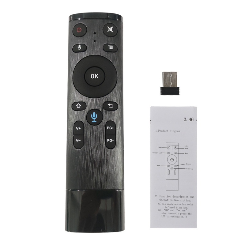 Quality Have IOR Q5 Air Mouse Bluetooth-Compatible 2.4G Wireless IPTV Voice Remote Control Durable - Image 3