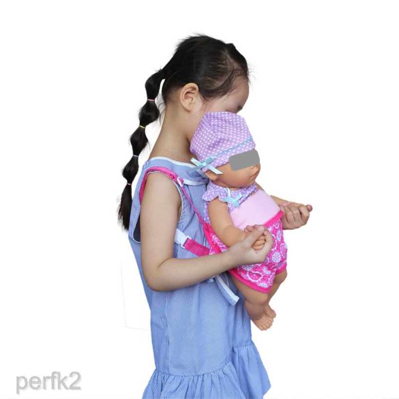 Casual Trendy Popular Girls Baby Doll Backpack Carrier Straps 14-18 inch Dolls Outdoor Fashion - Image 3