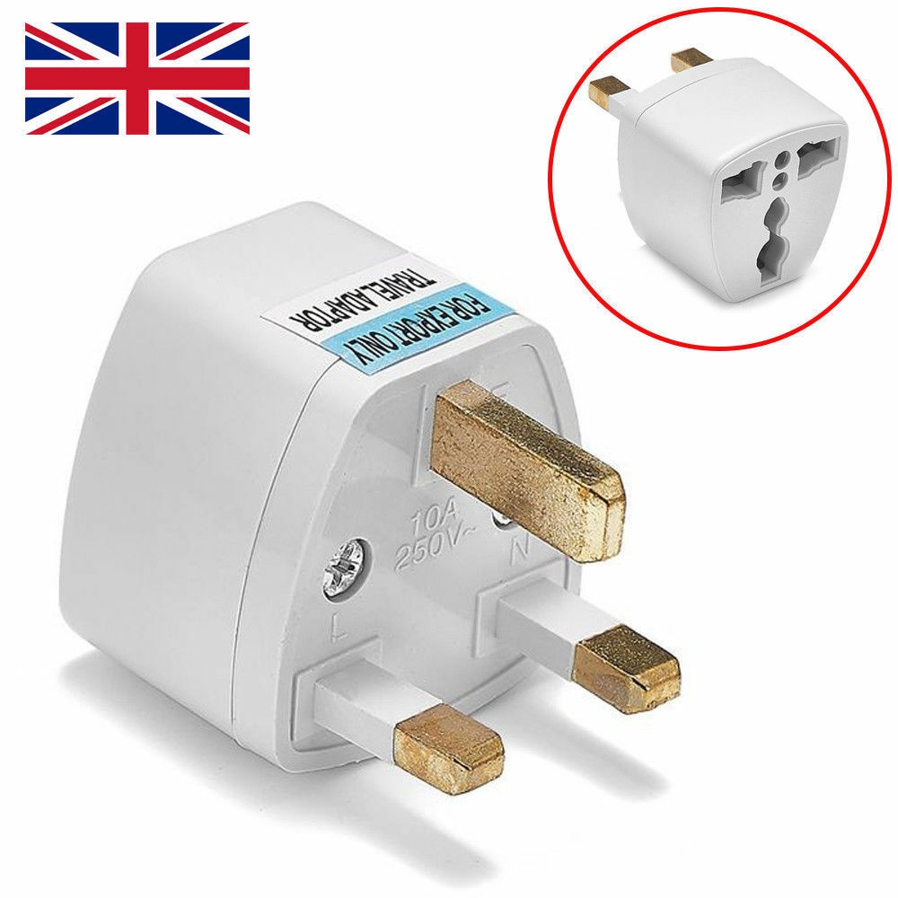 Universal 3 Pin Adapter Plug Malaysia UK China Europe Travel Converter Tourism Conversion Adaptor 2 Power Socket Soket