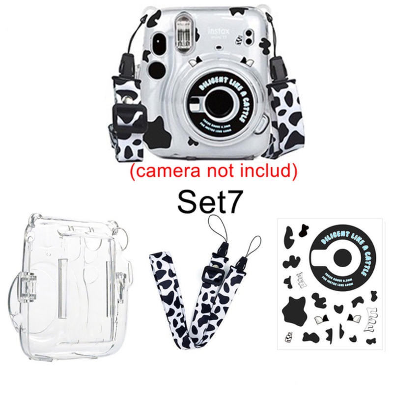 Fashion Travel Lammmcou Compatible Fujifilm Instax Mini 11 Artist Oil Painting PU Leather Instant Camera Bag Availabl...
