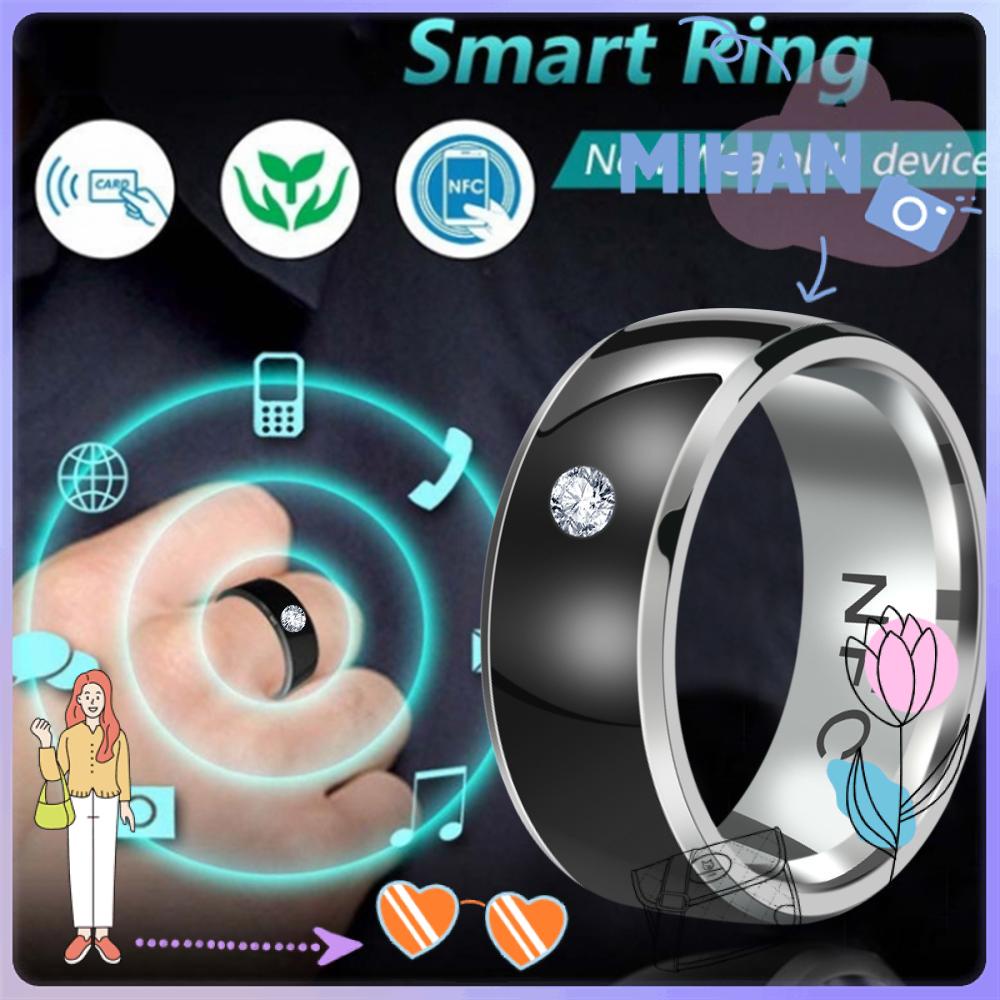 MIHAN Fashion NFC Finger Ring Multifunctional Smart Wearable Connect NEW Waterproof Android Phone Equipment Technology Intelligent/Multicolor