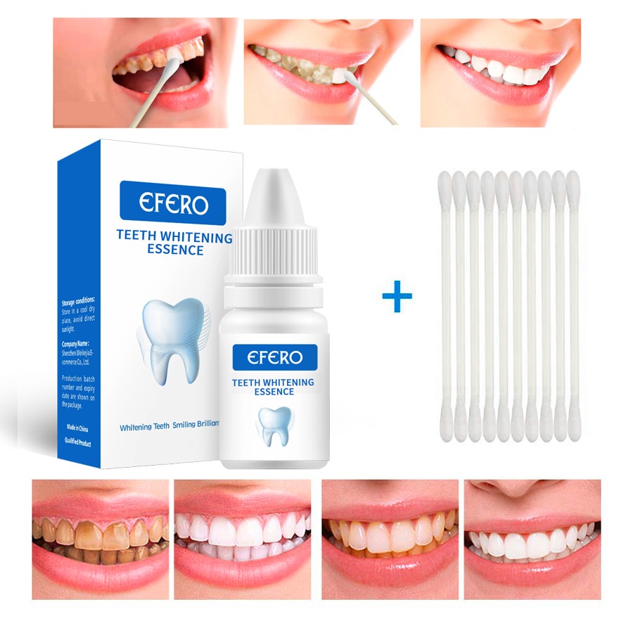 Quality Versatile EFERO Teeth Whitening Essence Powder Clean Oral Hygiene Whiten Remove Plaque Stains Fresh Breath De... - Image 2