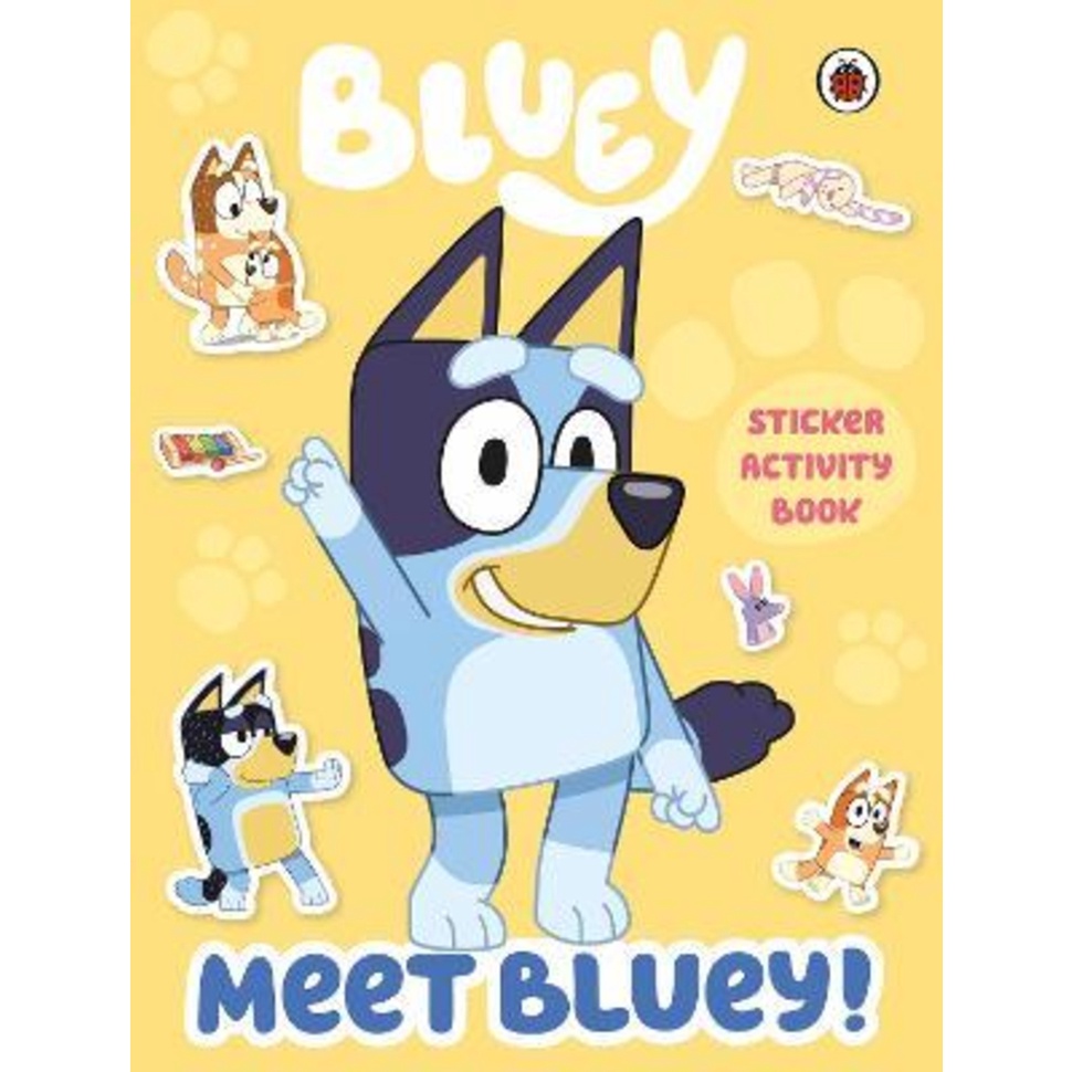 [English - 100% Original] - Bluey: Meet Bluey! Sticker Activity Book by Bluey (UK edition, paperback)