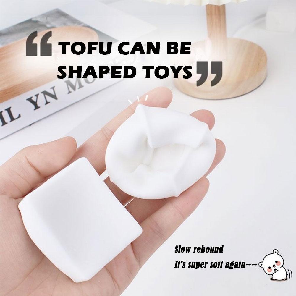 Olove Tofu Antistress Slowing Rising Toys Children Squishes Decompression Novelty Relief Gadget A0Q8