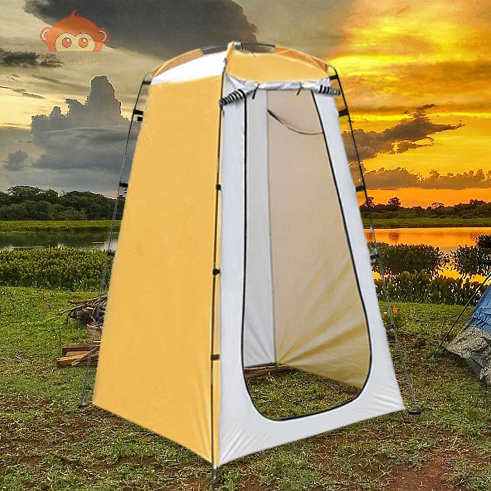 Outdoor Camping Tent Portable Shower Bath Tents Outdoor Portable Changing Fitting Room Rainproof Shelter Beach Mountain