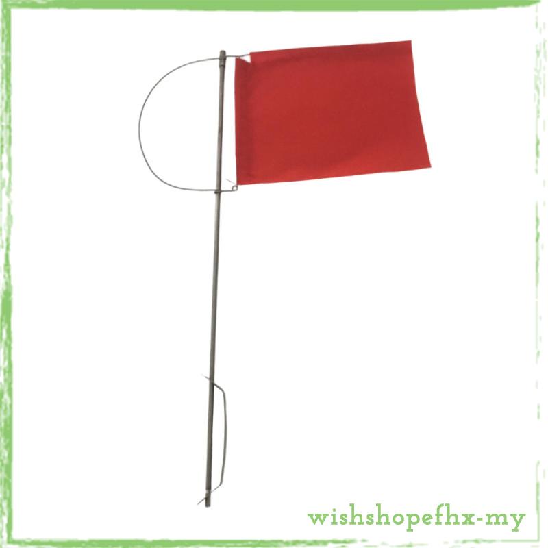 [WishshopefhxMY] Marine Mast Flag Wind Indicator Boat Flag Easy Installation Small Lightweight Red 304 Stainless Steel for Fishing Accessories