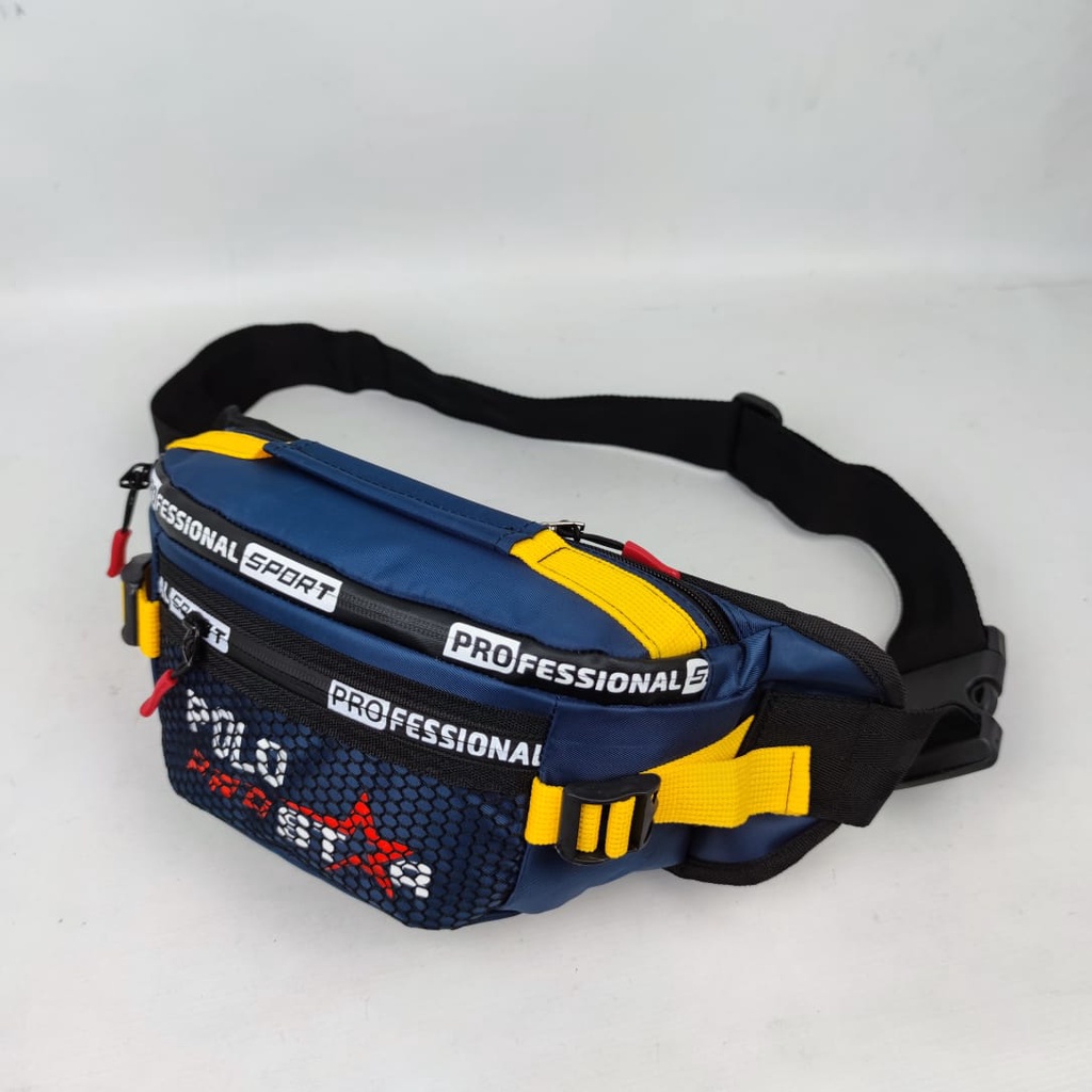 Travel Fashion PRIA Bag Men Waistbag Waterproof Polo Prostar Material Nylon Parachute Waist & Shoulder Sling Style Chic - Image 3