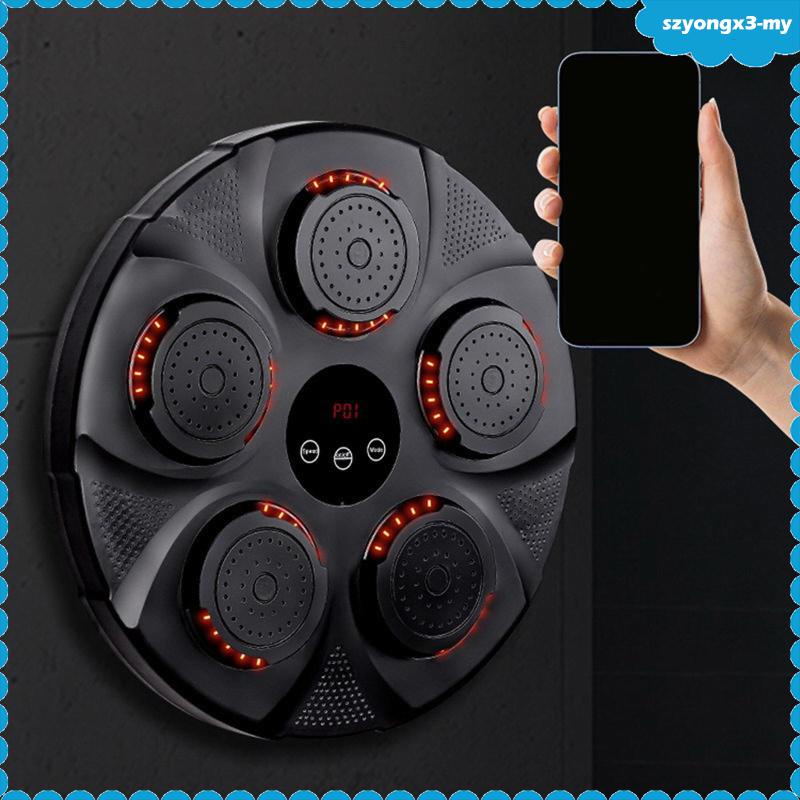 [SzyongxcbMY] Music Boxing Machine Music Boxing Pads RGB Lighted Training Equipment Musical Target Electronic Wall Target for Arts, Reaction Times