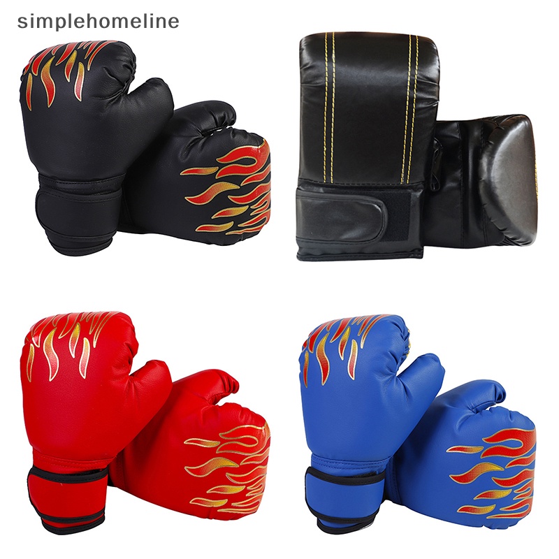 Kids Children Kickboxing Training Gloves Punching Sandbag Sports Fighting MMA Boxing Glove Sanda Silat Fitness Gym Taekwando Sarung