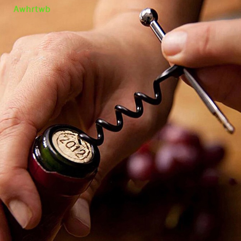 Awhrtwb Mini Pocket Red Wine Bottle Corkscrew Beer Cap Opener Keychain Key Ring Portable Stainless Steel Bottle Opener Kitchen Bar Tools new