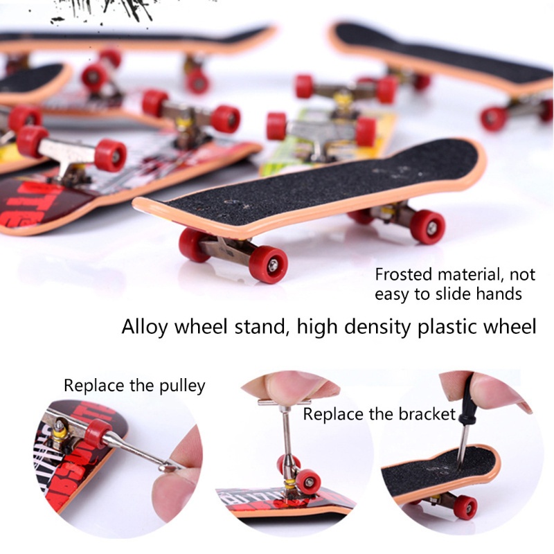 Premium Must blg 3.74x0.98" Children's Simulation Play Toys Multifunctional Portable Fingerboard Essential Have - Image 2
