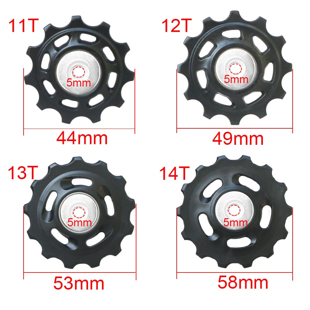 Purpose Reliable SHIMANO 11T 12T 13T 14T Bearing MTB Bicycle Rear Guide Wheel Road Bike Jockey Derailleur Pulley Roll... - Image 3