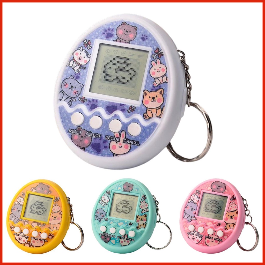 Transparent Electronic Pets Tamagotchi Nostalgic 168 Pets In One Virtual Cyber Digital Pet Toys Pixel Funny Play shinmy