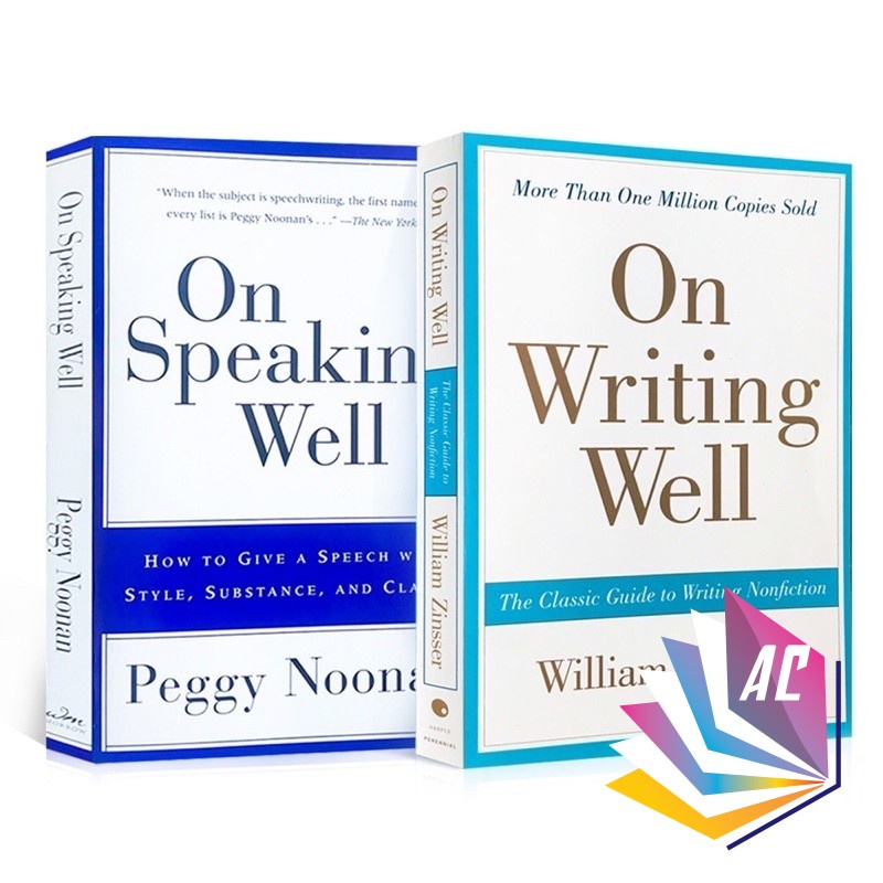 【Bundle Deal】On Speaking Well and On Writing Well Speech Reference Books English Writting Learing Self-study Guide Book