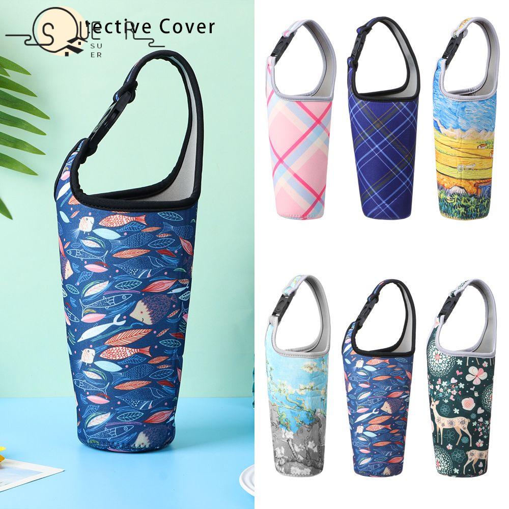 SUEREN Cup Sleeve Anti-Hot Eco-Friendly Portable Tumbler Cup Pouch Carrier Water Bottle Bag