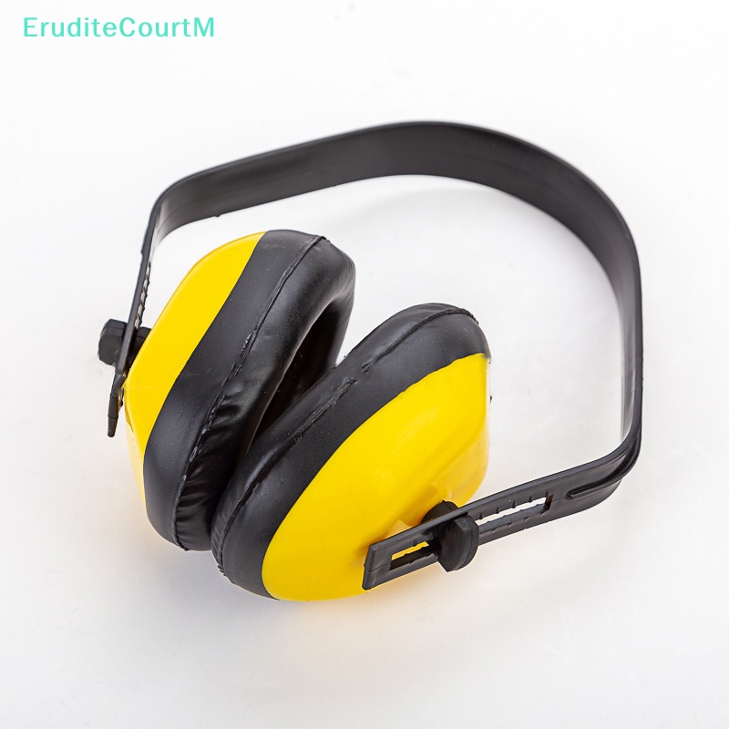 [EruditeCourtM] Ear Protector Plastic Anti-shock Headphones Noise Reduction Soundproof Earmuffs Hung Yellow Hearing Protection [NEW]