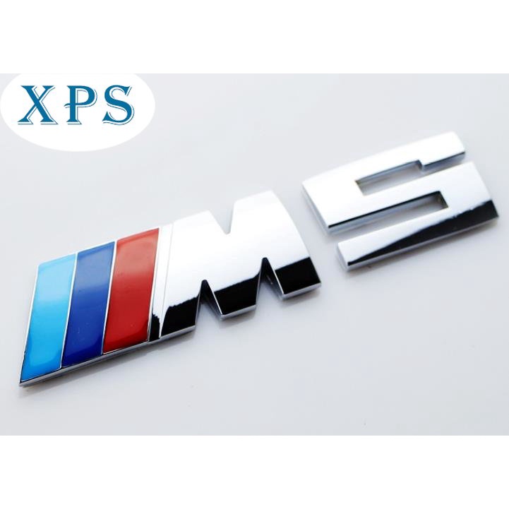 xps Cool Car Auto Decoration Badge Stickers M5 Logo Metal 3D Car Sticker for BMW E39 E53 E38 E46 E60 E61 E90 E91 E92 E93 F10 X1 X3 X5 X6 All Model