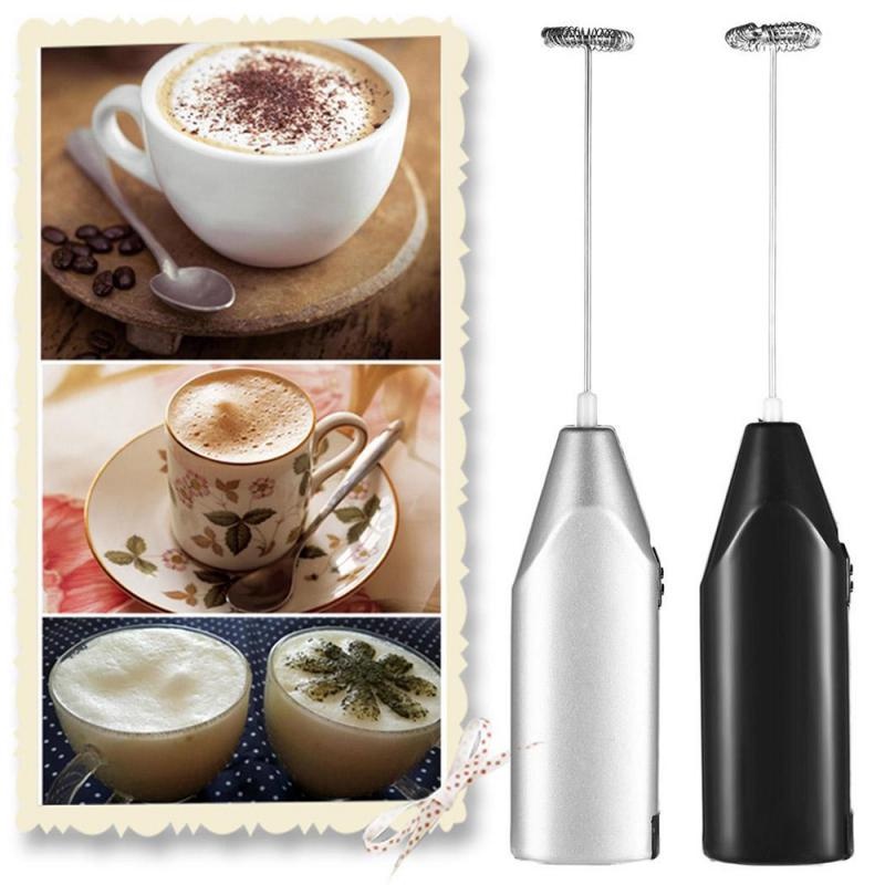 Milk Frother Handheld Mixer Electric Coffee Foamer Egg Beater Cappuccino Stirrer Mini Portable Blenders Home Kitchen Tool