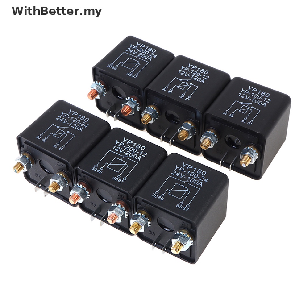 Premium Essential WithBetter Starg relay 200A 100A 12V/24V Power Automotive Heavy Current Start MY Purpose - Image 3