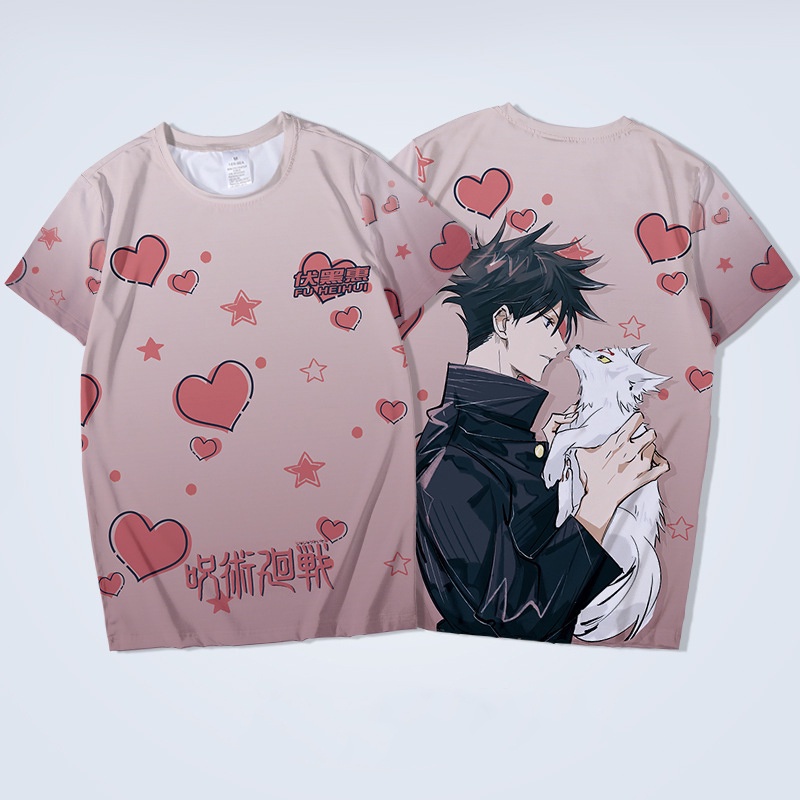 Versatile Must Anime Jujutsu Kaisen Gojo Satoru 3D Printing T-Shirt Tee Pattern Design Summer Hip Hop Men Tees Tops O... - Image 4