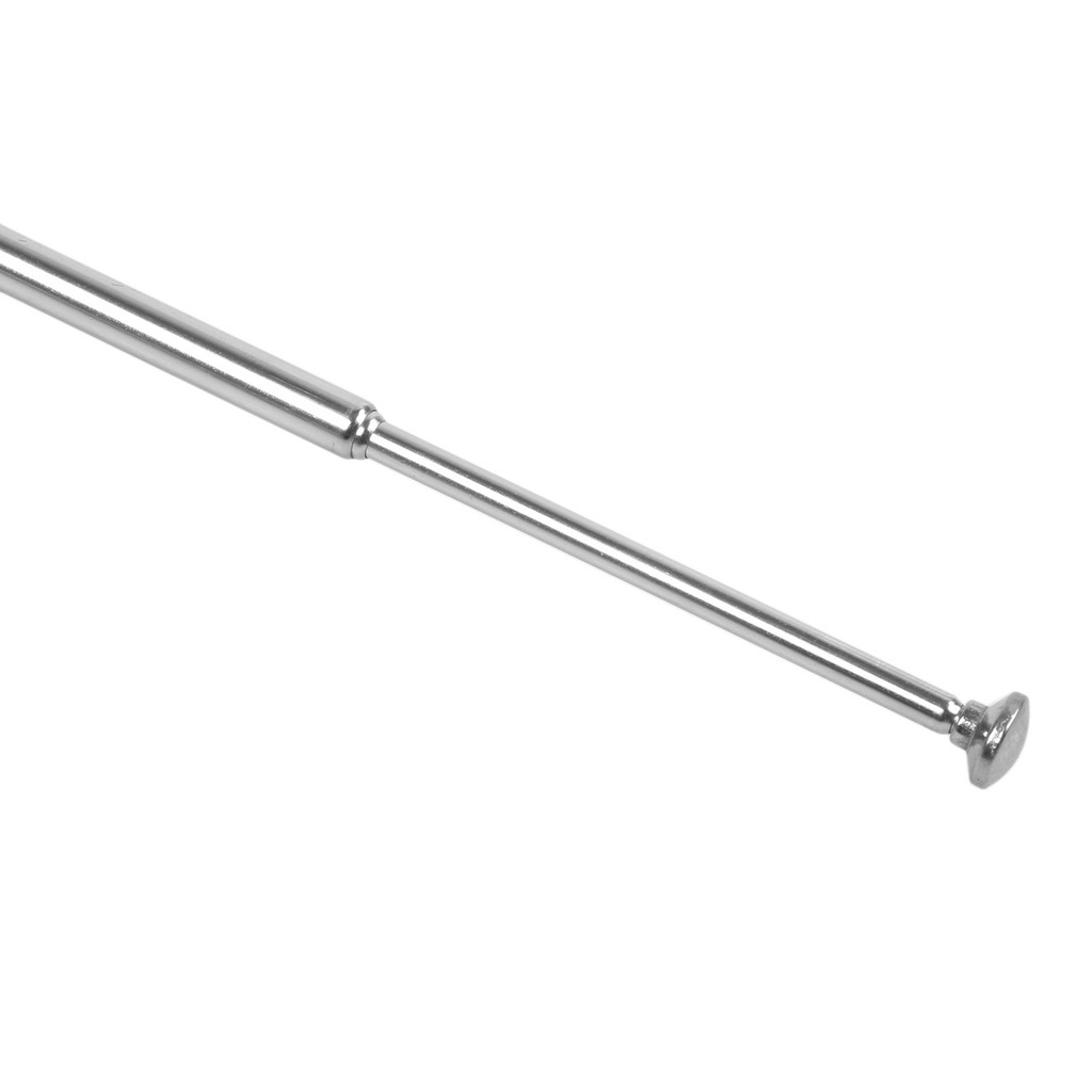 Durable Essential 【】【】96cm Length 7 Section Telescoping Stainless Steel AM FM Radio TV Antenna - Image 2