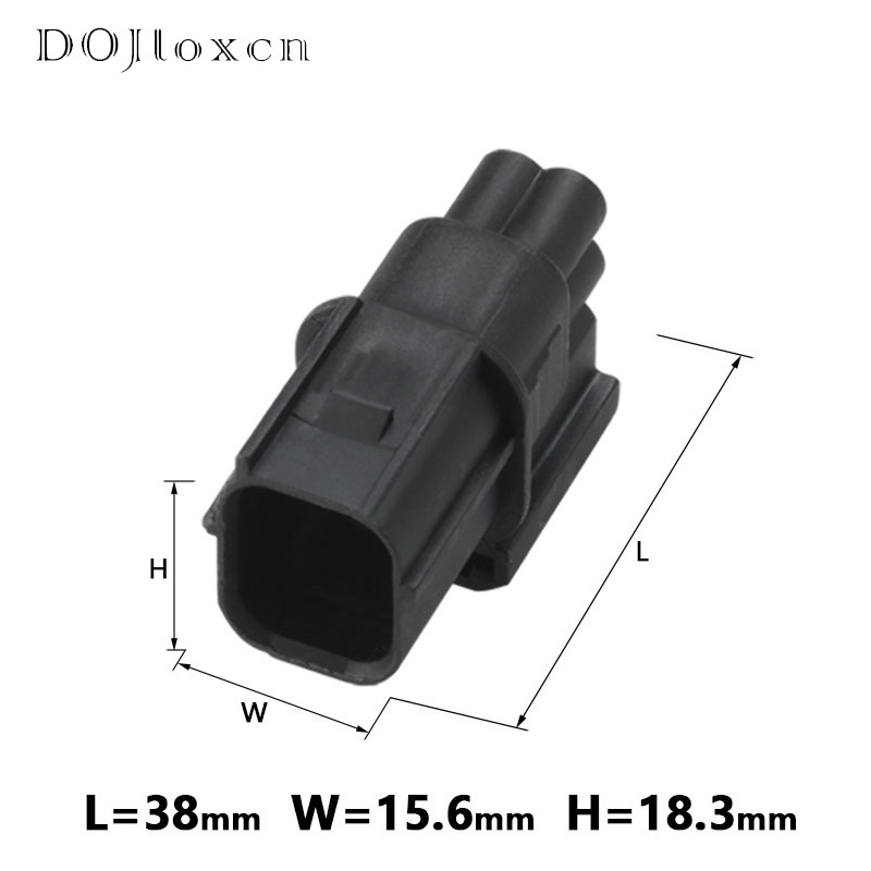Premium Durable 1 Set 4 Pin 1.0mm Black Male Female Plug Honda Oxygen Sensor Automobile Waterproof Connector 6188-477... - Image 3