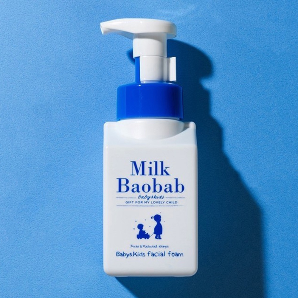 [Milk Baobab] Face Cleanser Baby Foam Orange Fragrance 300ml / sensitive skin infant kids child cleansing foam
