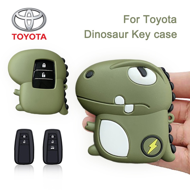Versatile Reliable Cute Dragon Car Key Case Toyota Chr Rav4 Auris Avensis Prius Aygo Camry Corolla Land Cruiser 200 P... - Image 3