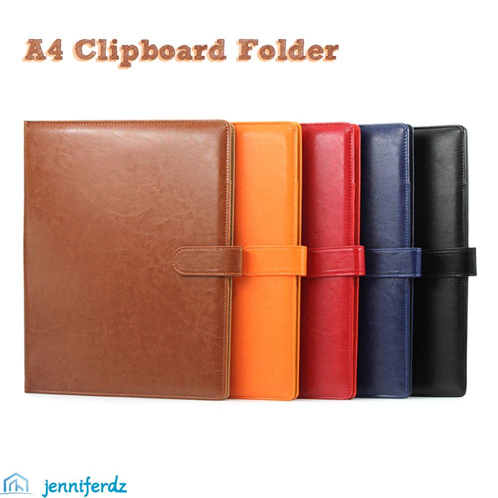 JENNIFERDZ School Supplies A4 Clipboard Folder Filing Products A4 File Folder Manager Clip Document Bag Business Card Holder Office Supplies Contract File Folders Document Case Writing Pads Business Folder/Multicolor