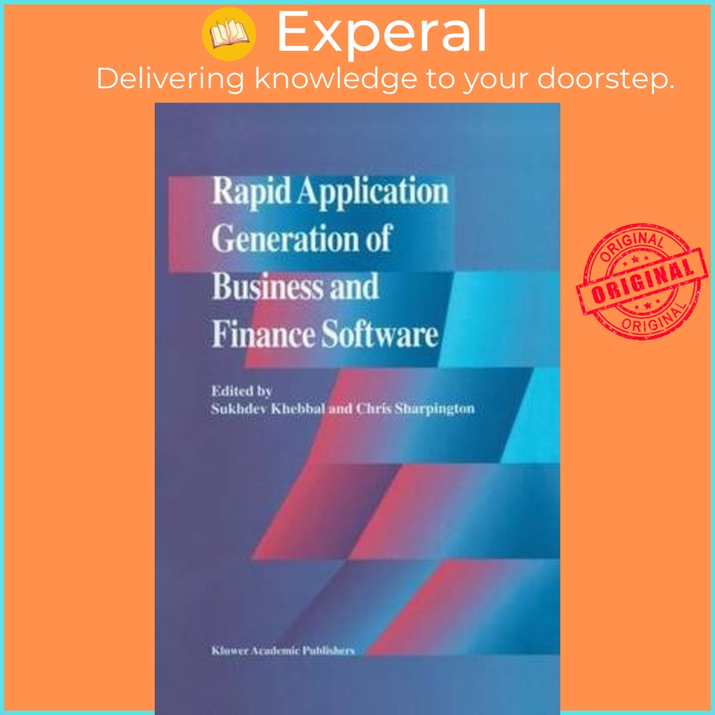 [English - 100% Original] - Rapid Application Generation of Business and Finance Software by Sukhdev Khebbal (hardcover)