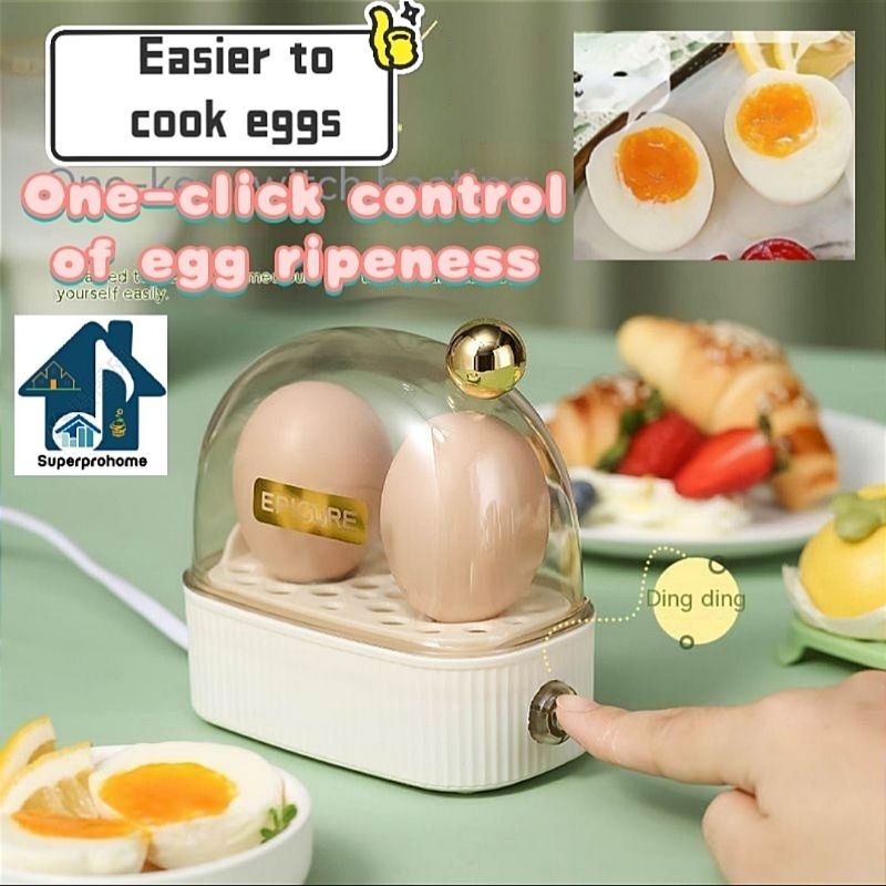 Mini Egg Cooker Multifunction Office Tea Time Small Household Steamed Egg Soft Boiled Egg Machine Breakfast Egg Artifact