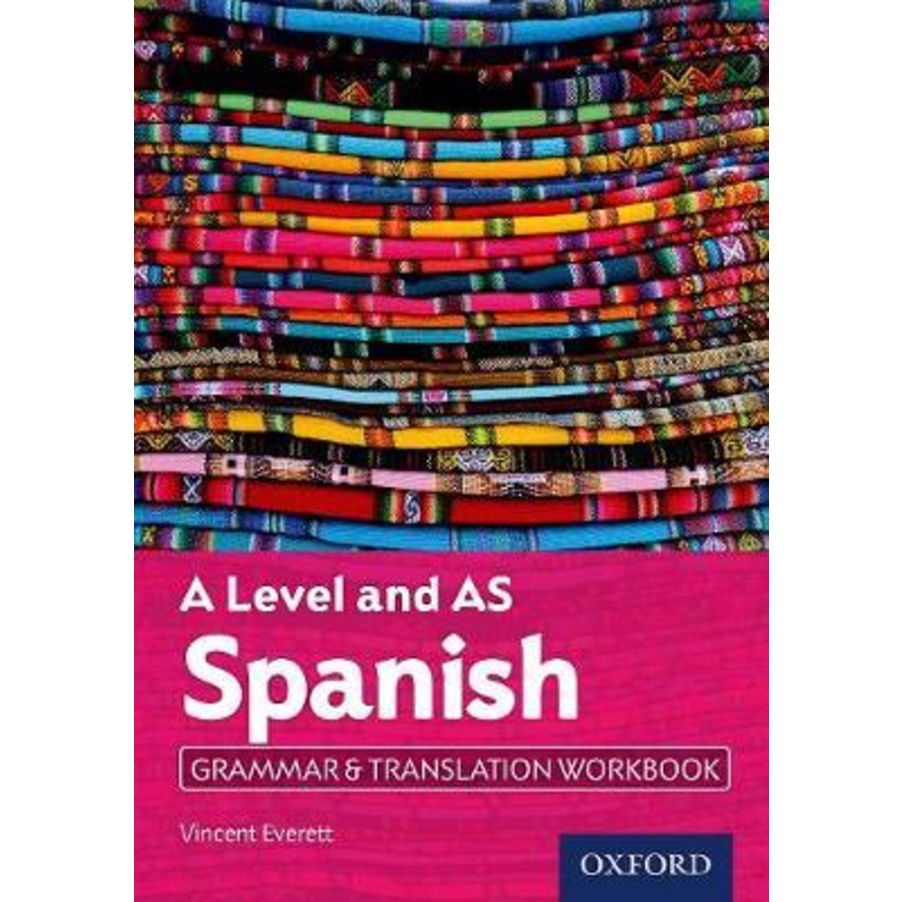 [English - 100% Original] - A Level and AS Spanish Grammar & Translation Work by Vincent Everett (UK edition, paperback)