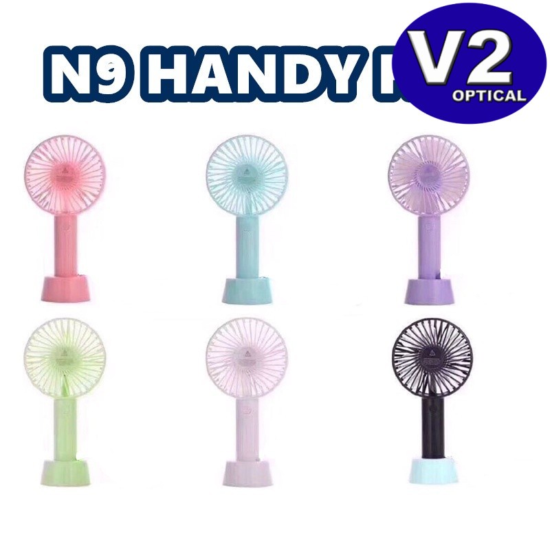 N9 Handheld Small Fan Dormitory Desk Surface USB Rechargeable Portable Mini Fan Free Battery USB Cable