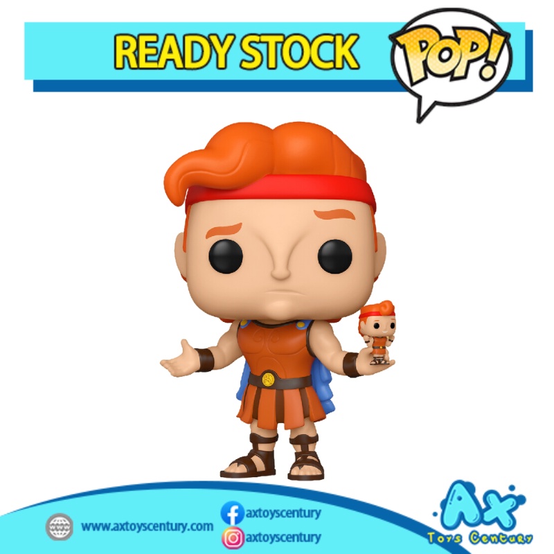 Funko Pop! Disney Hercules With Action Figure #1329 Wondrous Convention 2023