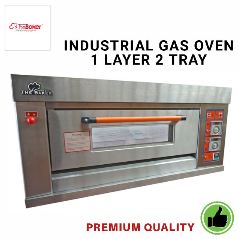 THE BAKER / iFRESH GAS OVEN INDUSTRIAL OVEN YXY-20 1LAYER 2TRAY