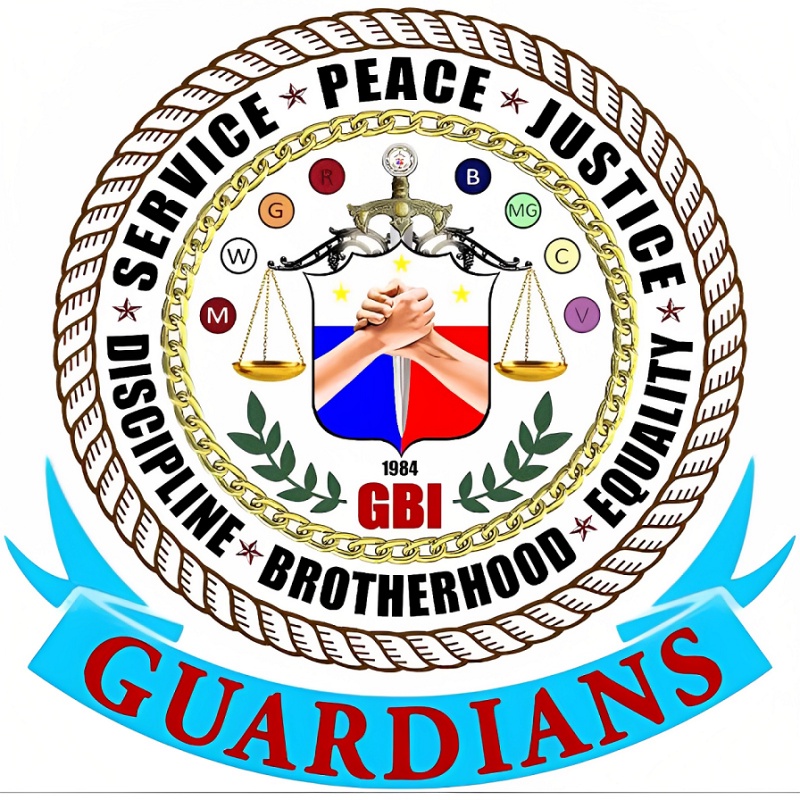 GBI GUARDIANS Brotherhood Logo Decals / Sticker All Weather Condition Car/Motorcycle Printed Sticker Car Accessories