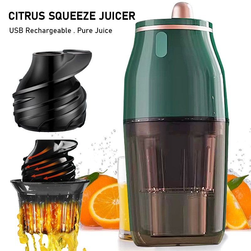 Rechargeable USB Electric Citrus Fruit Juicer Orange Squeezer Extractor Bottle Cup Pulp Control Juice Maker / Pengisar