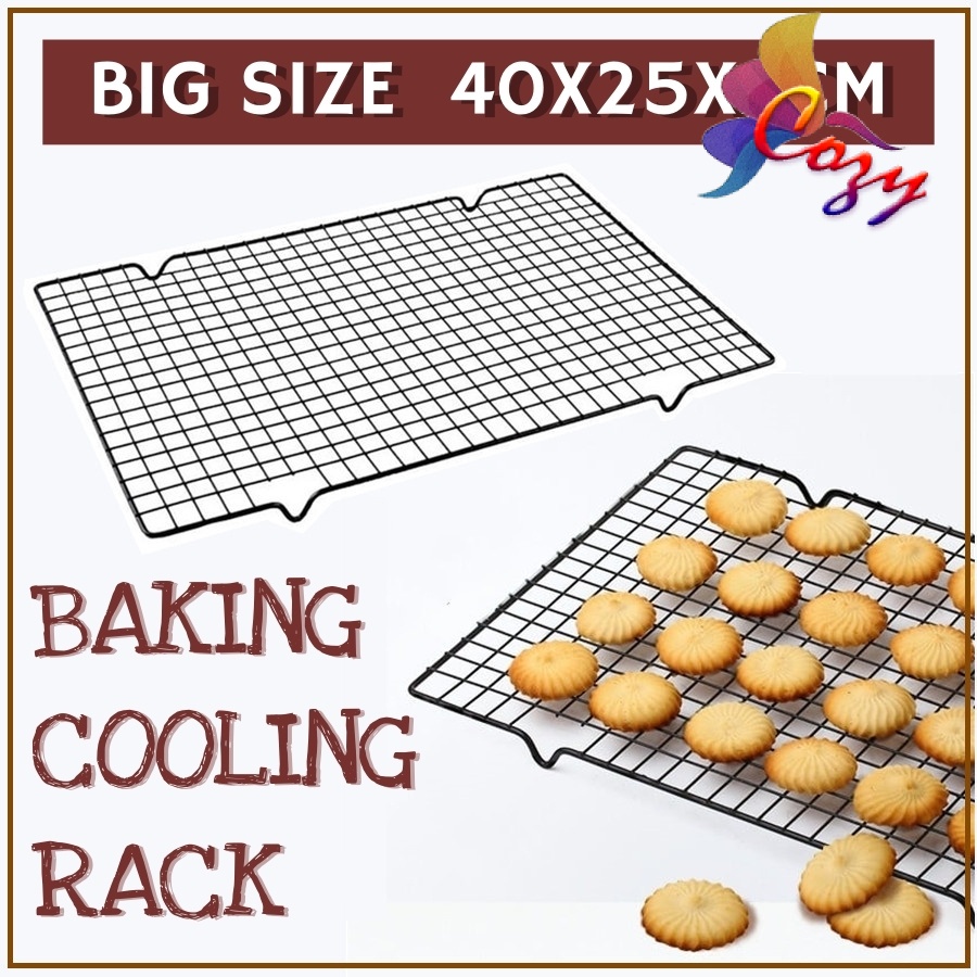 Cooling Rack Kitchen Big Size Non Stick Mesh Cooling Tray Cake Oven Kitchen Baking Pizza Barbecue Grill Drying Food Rack