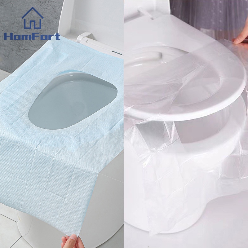 1PC Universal Toilet Seat Cover Sticker Disposable Mat Portable Waterproof Safety Pad For Travel/Camping Bathroom