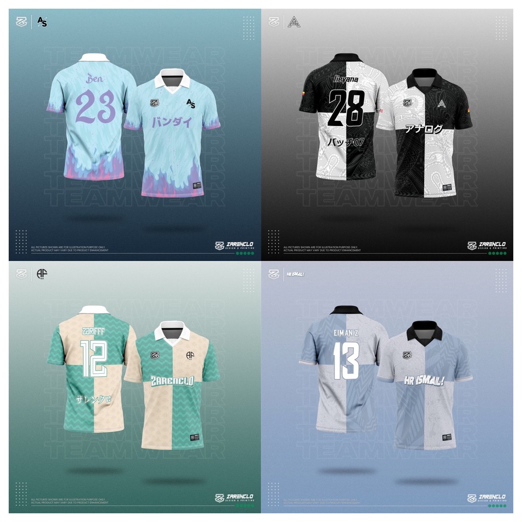 Jersey Viral OOTD 2023 TIKTOK Murah Custom Name Berkolar Baju Lelaki Retro Jersey Collar Flame Japanese/Free Custom Name Number/Kanak-kanak Lelaki Jersey Viral Murah 2023 Baju Retro Lelaki Jersy Short Sleeve Polo Shirt Top Unisex #23 LEO MESSI