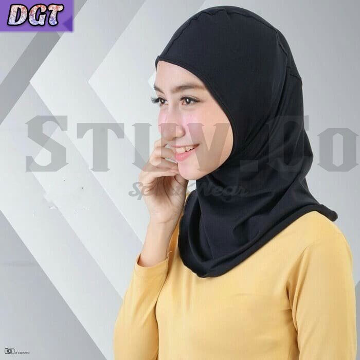 DGT Hijab SPORT HIJAB Instant HIJAB SPORT Women Swimming Volleyball JOGGING Running Bike Basketball Football