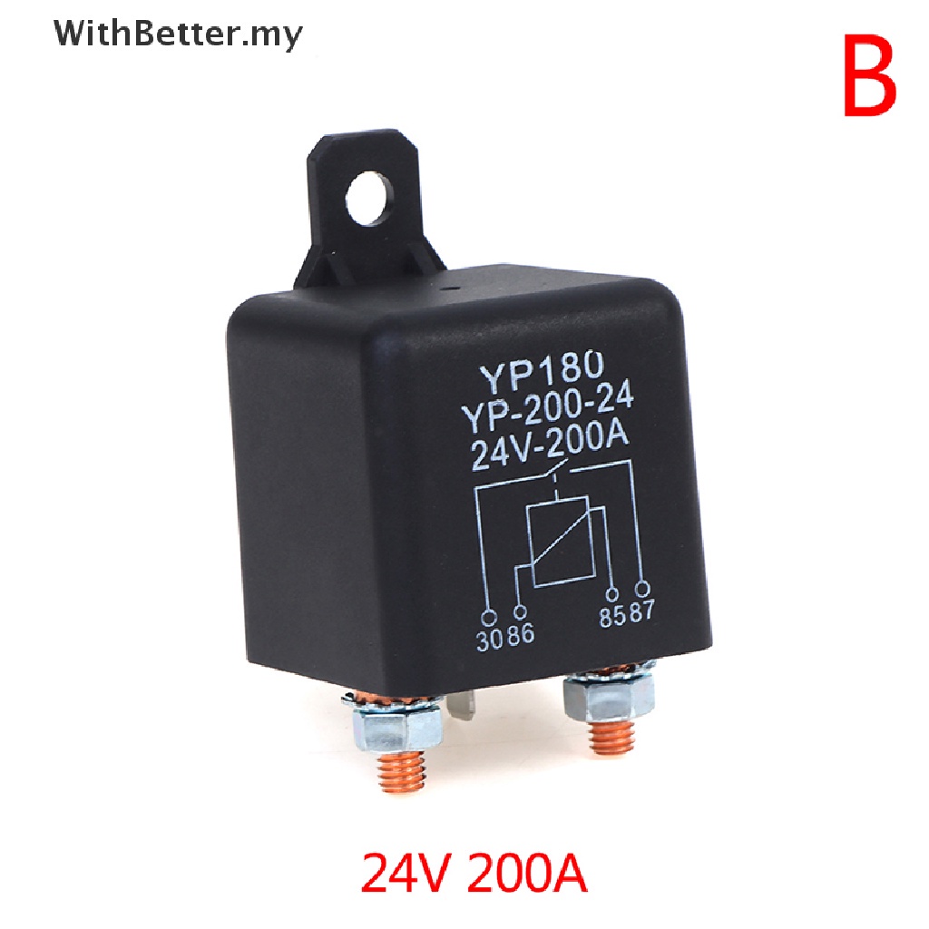 Premium Essential WithBetter Starg relay 200A 100A 12V/24V Power Automotive Heavy Current Start MY Purpose - Image 2