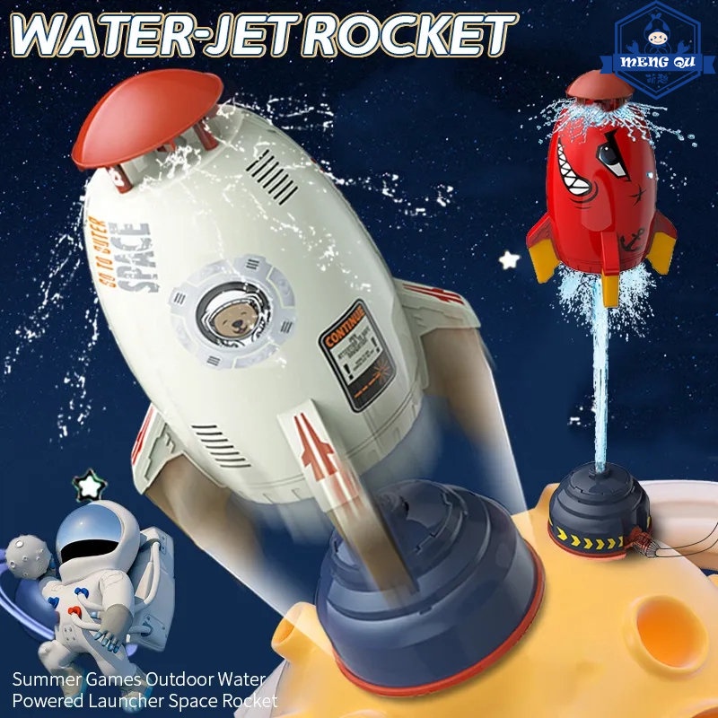 Rocket Launcher Toys Outdoor Rocket Water Pressure Lift Sprinkler Toy Fun Interaction In Garden Lawn Water Spray Toys for Kids[13][New Arrival]